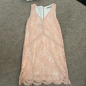 Pink Lace Dress